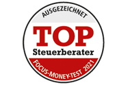 TOP Steuerkanzlei 2021 - FOCUS-Money-Test