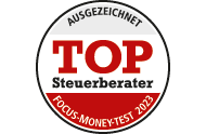 TOP Steuerkanzlei 2023 - FOCUS-Money-Test