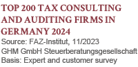 Top Tax Consulting and Auditing Firms 2024 - FAZ-Institut