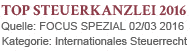 TOP Steuerkanzlei 2016 - FOCUS Spezial