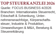 TOP-Steuerbanzlei Focus Business 2026