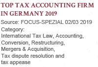 Top Tax Accounting Firm in Germany - GHM GmbH Steuerberatung, FOCUS-SPEZIAL 2019
