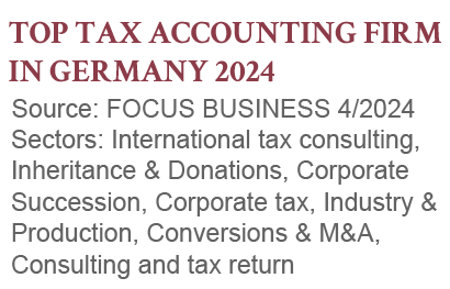 Top Tax Accounting Firm in Germany 2024 - GHM GmbH Steuerberatung, FOCUS BUSINESS