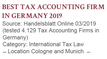Best Tax Accounting Firm in Germany - GHM GmbH Steuerberatung, Handelsblatt Online 2019